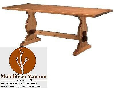 Tavoli Legno Arredamento Birreria Pub Pizzeria Cod802 cm180
