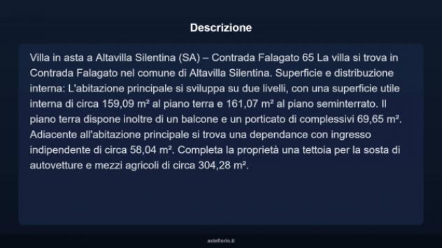 Immobile in asta di 320 m², box auto in vendita a Altavilla Silentina - Foto 3