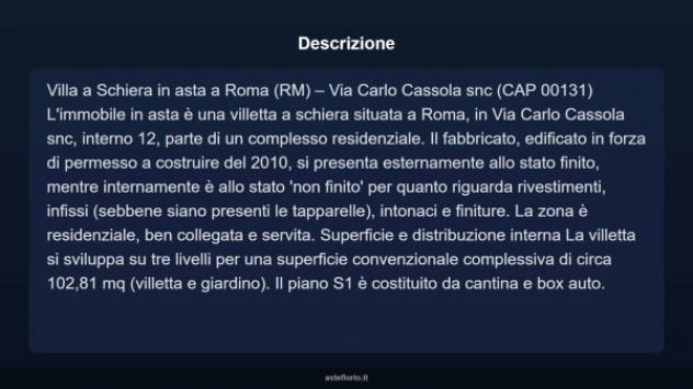 Immobile in asta di 102 m², box auto in vendita a Roma - Foto 17