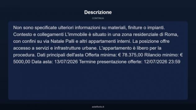 Immobile in asta di 43 m² in vendita a Roma - Foto 10