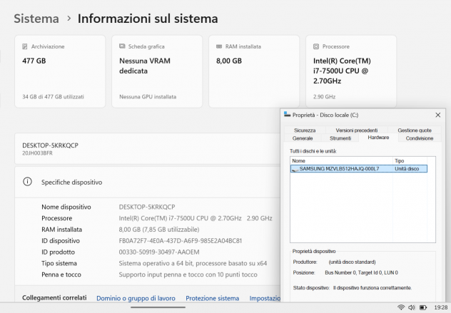 Lenovo Yoga x370 i7-7500u SSD 512GB Ram 8GB 13" Touch - Foto 6