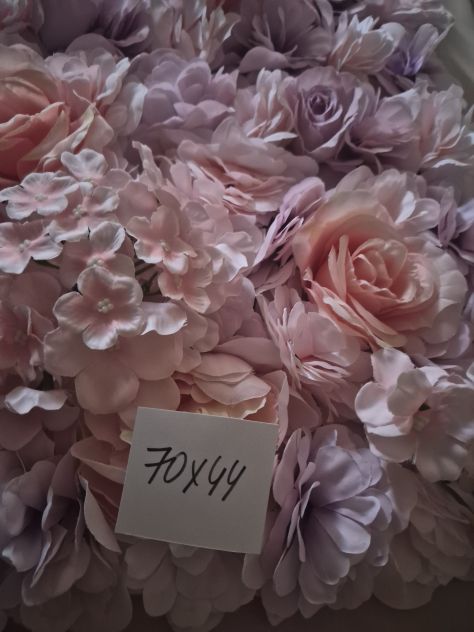 Rete con fiori sintetici - Foto 2