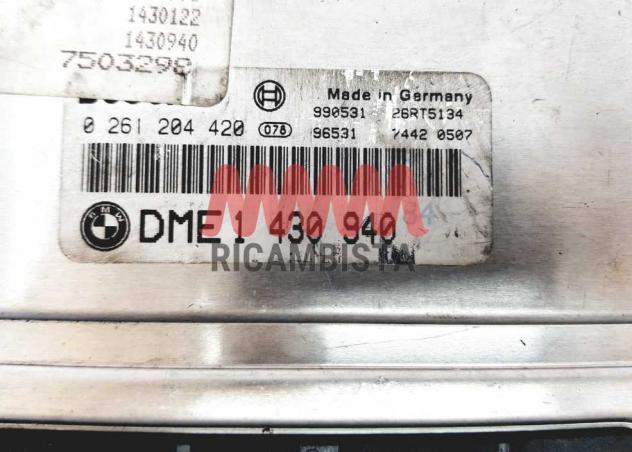 0261204420 BMW E46 1.8 centralina motore Bosch - Foto 2