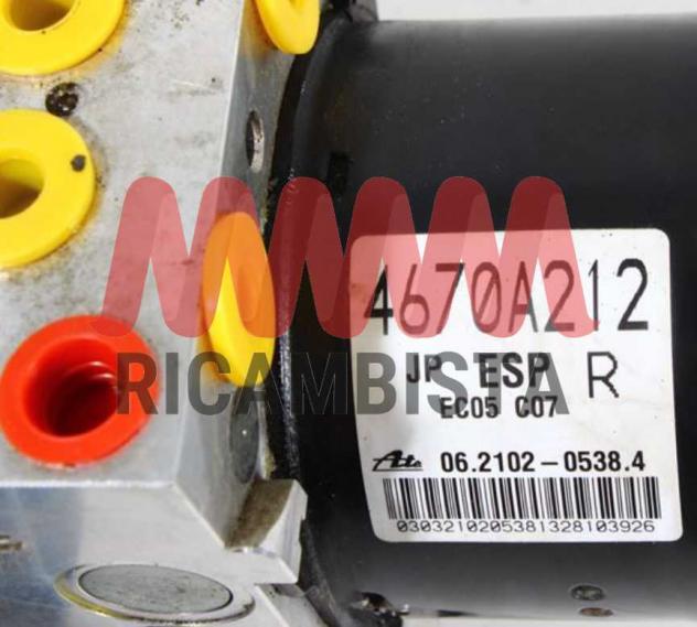 4670A212 Mitsubishi Lancer 2.0 centralina ABS gruppo pompa ATE