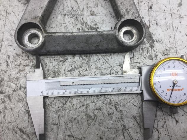 HONDA CBR F 1 600 PEDANA POGGIAPIEDI POSTERIORE CON SUPPORTO 1987 1990 - Foto 9