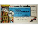 BIGLIETTO TRIBUNA TEVERE ROMA vs LIVERPOOL 30 maggio 1984