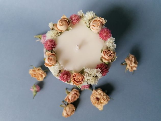 Candele di Soia e Fiori secchi naturali - Foto 4