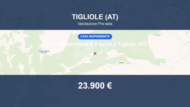Immobile in asta di 215 m², box auto in vendita a Tigliole