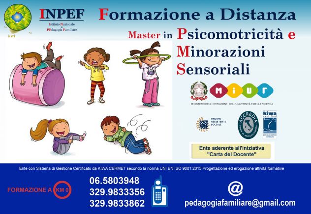 Master in Psicomotricità e Minorazioni Sensoriali