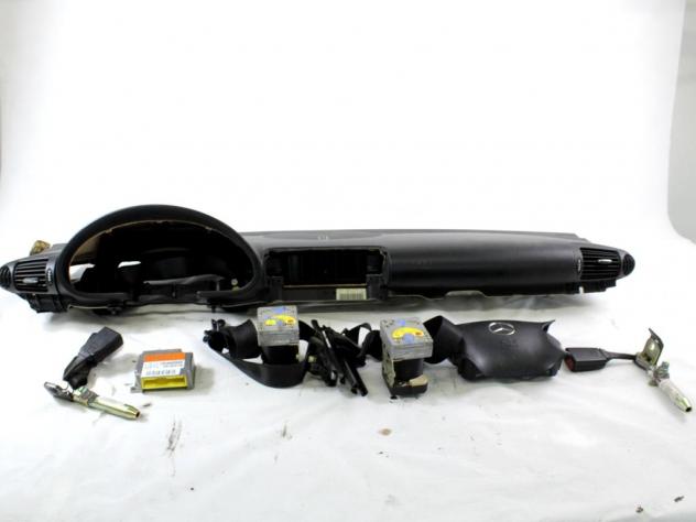 0018209726 KIT AIRBAG MERCEDES CLASSE C C200 W203 2.0 B 120KW AUT 4P (2000) RICAMBIO USATO CON PRETENSIONATORI CINTURE DI SICUREZZA, CENTRALINA AIRBAG - Foto 4