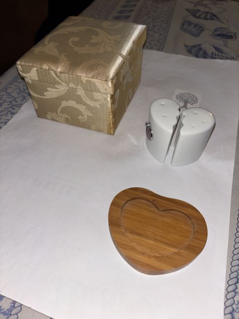 SET SALE E PEPE NUOVI INTROVABILI VINTAGE IN PORCELLANA E ARGENTO E BAMBOO - Foto 6