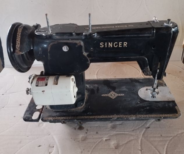 MACCHINA DA CUCIRE SINGER 306M VINTAGE - Foto 3