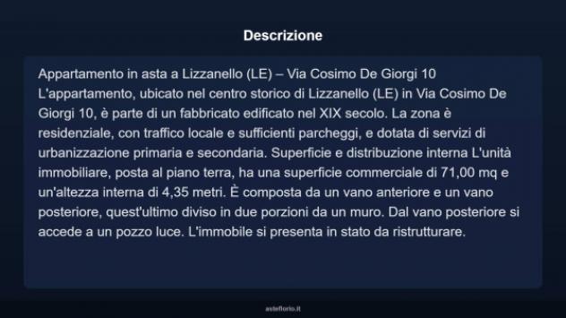 Immobile in asta di 71 m² in vendita a Lizzanello - Foto 7