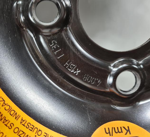 KIT RUOTINO DI SCORTA FIAT Panda 3° Serie 199 A1.000, 199 A9.000 Diesel 1300 (12) - Foto 4