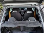 Cappelliera Fiat 500 Abarth 595 695 Alcantara cuciture gialle copribagagli