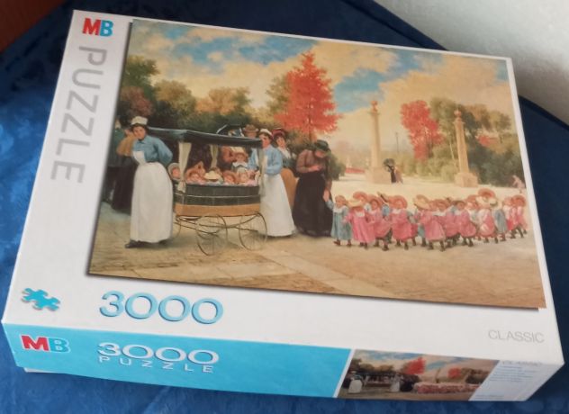Puzzle MB da 3000 pezzi - La Promenade des enfants - Timoléon Marie Lobrichon