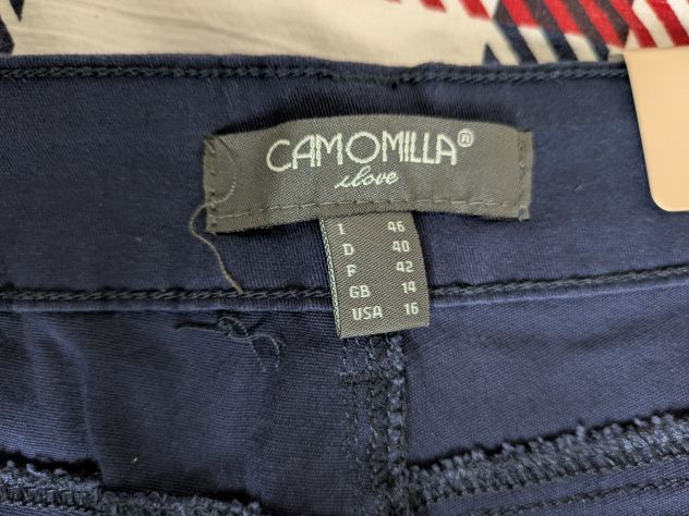 DONNA Pantalone Camomilla 46 blu marino - Foto 6