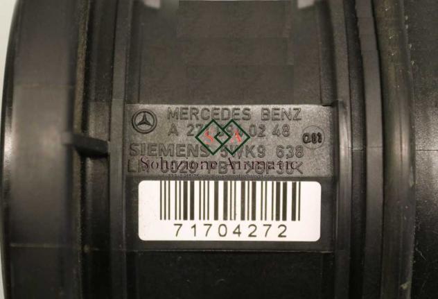 Mercedes Classe C W204 180 Kompressor misuratore massa aria A2710940248