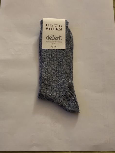 CALZE NUOVE CON CARTELLINO,UOMO,INTROVABILI,IN LINO,LEGGERE”DEBERT”MADE IN ITALY - Foto 5
