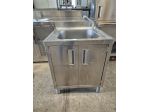 LAVELLO INOX 2 SPORTELLI USATO