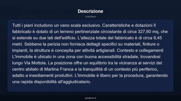 Immobile in asta di 444 m² in vendita a Martina Franca - Foto 4