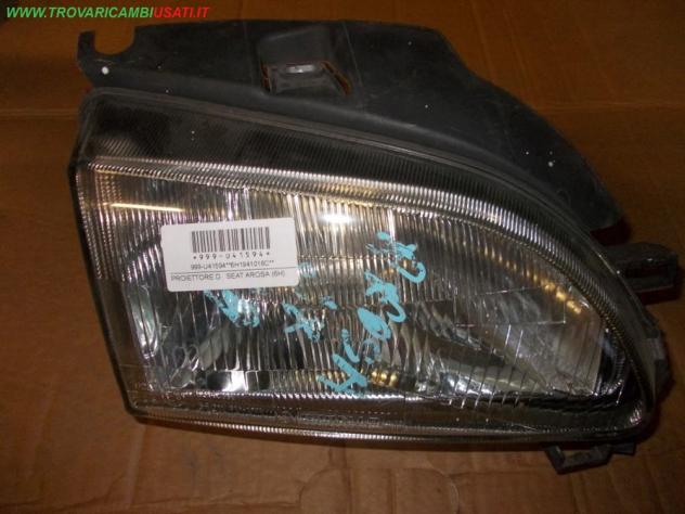 PROIETTORE D. SEAT AROSA (6H)  Parti elettriche  Fanaleria  Proiettori  Proiettore ant. SEAT - AROSA - 01-06-1997 - 01-12-2005