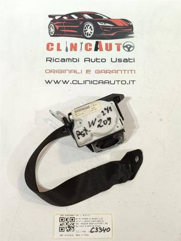 CINTURA DI SICUREZZA POSTERIORE SX MERCEDES CLK Coupé W209 2038601785 271942 (02) - Foto 2