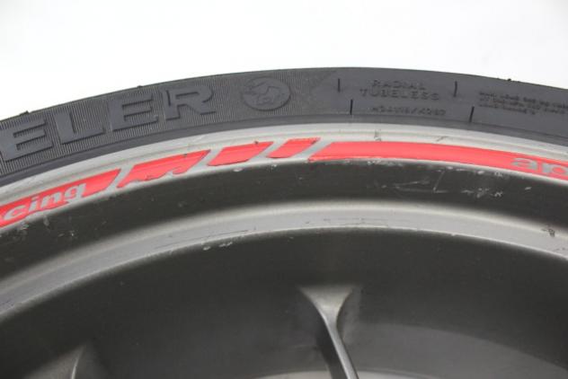 APRILIA SHIVER 750 854792 CHERCHIO RUOTA POSTERIORE 08 - 10 REAR WHEEL PICCOLI STRISCI - Foto 8
