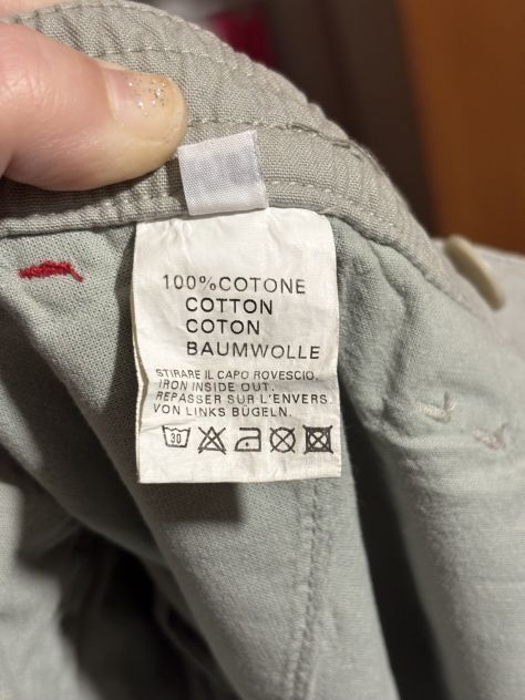 PANTALONI COME NUOVI MA VINTAGE,DA UOMO,IN COTONE,MARCA”P & LOT”RACING WEAR - Foto 8