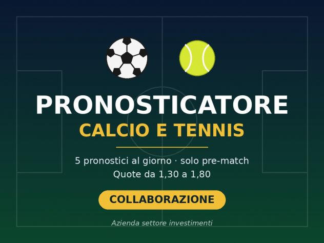Pronosticatore calcio e tennis – collaborazione