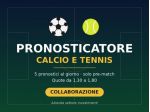 Pronosticatore calcio e tennis – collaborazione