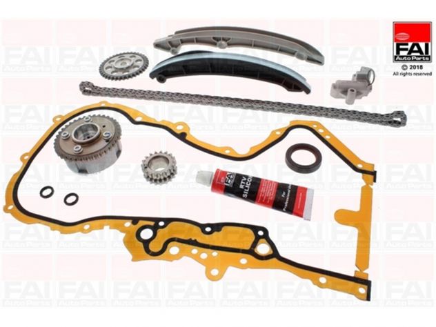 Kit distribuzione per Skoda Superb Ina Gates Rhiag cinghia catena - Foto 4