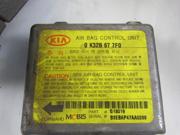 0K32B677F0 KIT AIRBAG KIA RIO 1.3 B 60KW 5M 5P (2003) RICAMBIO USATO 601816000A - Foto 2