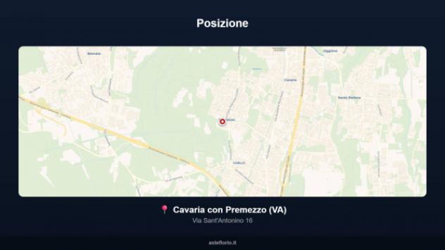 Immobile in asta di 284 m² con più di 5 locali e box auto in vendita a Cavaria con Premezzo - Foto 14