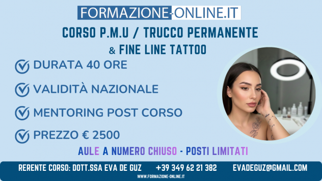 CORSO TRUCCO PERMANENTE (PMU) & FINE LINE TATTOO - CESENA