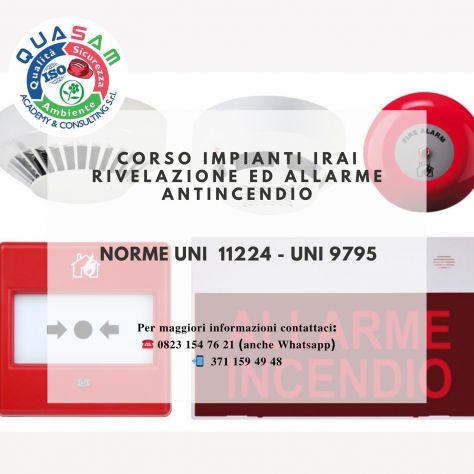 Decreto Controlli: Impianti Rivelazione Incendio IRAI (24 ore)