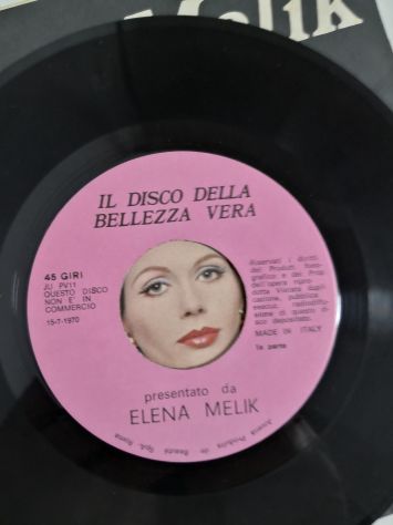 Disco Vinile 45 giri Elena Melik Il disco della bellezza vera originale del 1970 - Foto 2