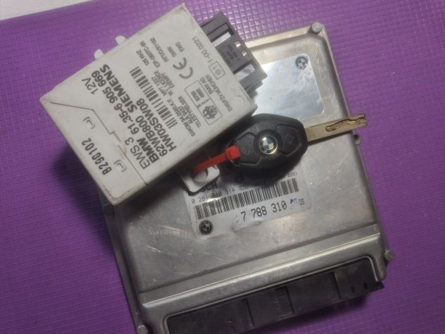 KIT CENTRALINA MOTORE BMW SERIE 5 E39, 3.0 DIESEL, CODICE : 0281010314 BOSCH 02 - Foto 2