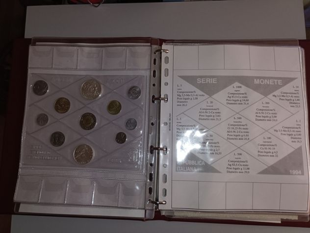 COFANETTO MONETE REPUBBLICA ITALIANA FDC - Foto 8