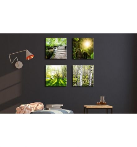 Quadro Nella Natura - 4 Quadri - ARREDALACASA - Foto 2
