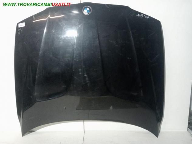 COFANO ANT. NERO PAST 999-U1310022 Carrozzeria  Lamierati esterni  Paraurti  Traversa parau BMW - X3 E83 - 01-09-2003 - 01-08-2006, BMW - X3 E83 - 01-