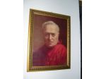 Quadro antico Cardinal Ferrari, cornice in oro, periodo 900