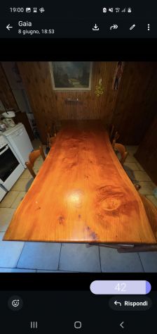 Tavolo legno massello artigianale - Foto 7