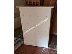 Bancone ecopelle reception bordini stoffa su misura spedizione