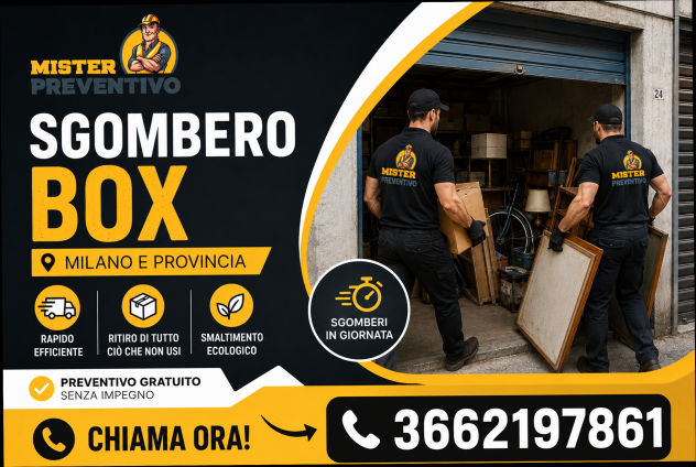 Sgombero Box zona Crescenzago