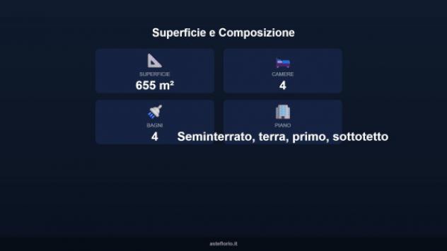 Immobile in asta di 655 m² con più di 5 locali e box auto doppio in vendita a Piobbico - Foto 18