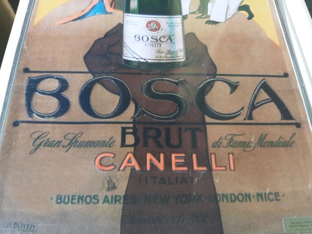 INSEGNA BOSCHI GRAN SPUMANTE BRUT TARGA IN RILIEVO - Foto 4