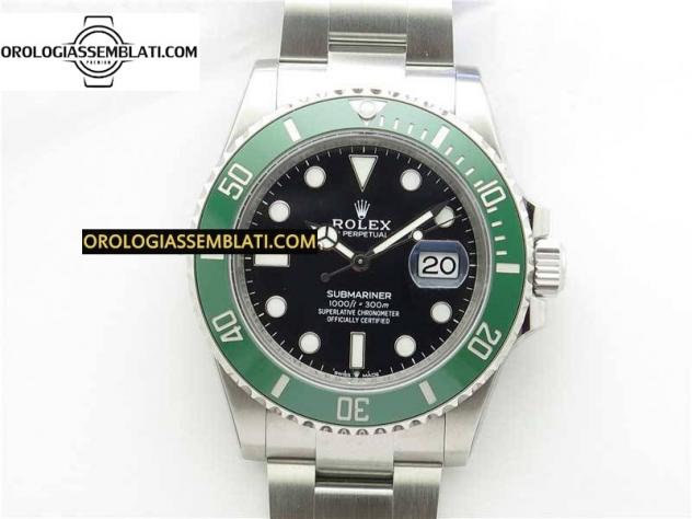 Rolex Replica SUBMARINER 41MM 126610 LV KERMIT 904L ACCIAIO 1:1 MIGLIOR EDIZIONE 3235