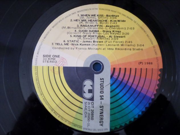 STUDIO 54 Synergy - CompilationMixed LP / 33 giri 1988 CGD - Foto 3
