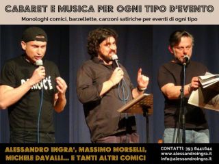 Attori comici per eventi a Montepiano Prato